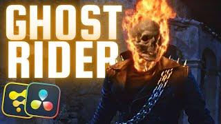 Become Ghost Rider in Davinci Resolve!