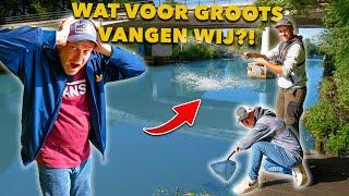 Zulke GROTE SNOEKBAARZEN hadden we nooit verwacht op dit KLEINE WATER!!!