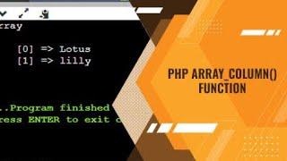 PHP | Array Column Function