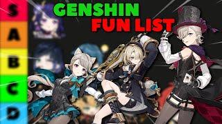 Who Is The MOST FUN Character In Genshin Impact? | Tier List