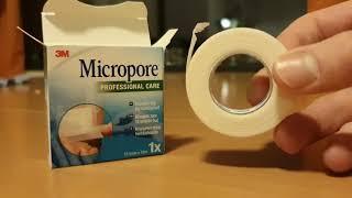 3M Micropore Surgical Paper Tape (Unboxing)