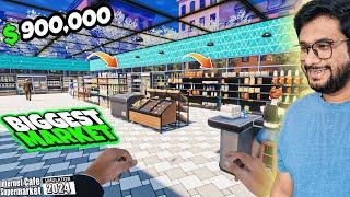 Spend $ 900,000 Doller On My Market - Internet Cafe & Supermarket Simulator