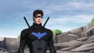 Nightwing gives the Batman glare (Bat-Glare) | Young Justice 3*10