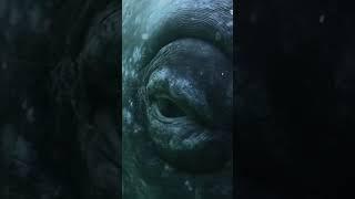 Sperm whale opening eyes ️