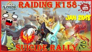 WAR IS HERE - ARUN VS K158 - TROLL+SUICIDE RALLY || Lords Mobile