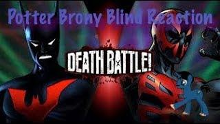 PotterBrony Blind Reaction DeathBattle Batman Beyond vs Spiderman 2099