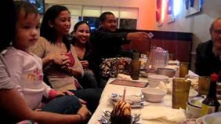 Gillians birthday dinner at Tribu Grill