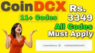 Coindcx new coupon code  || coindcx all Codes || coindcx new codes today