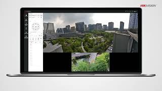 Как настроить панорамное отслеживание камеры Hikvision TandemVu на Web 5.0. #hikvision #TandemWu