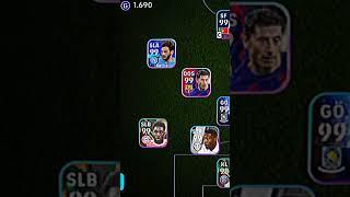 İşte en iyi kadromu kurdum #efootball 2024# #Pes#
