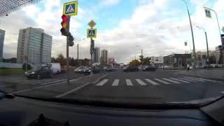 Из-за ошибки водителя произошла авария на пр. Маршала Жукова