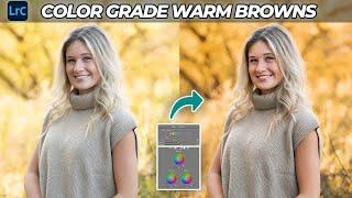 Moody Brown Portrait Color Grading in Lightroom: Easy Steps!