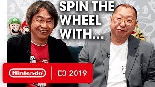 Mr. Miyamoto & Mr. Tezuka Spin the Wheel - Nintendo E3 2019