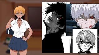 [NTR] Kokujin no Tenkousei - react to Hiroki as Kaneki | Tokio Ghoul