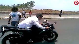 Thala Ajith mass bike race