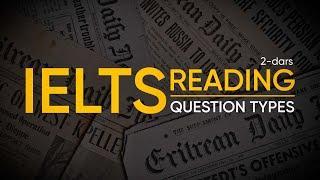 IELTS Readingni to'liq ishlashga nimaga ulgurmayotganingizni bilasizmi? #questiontypes #reading