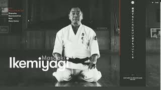 Front-end for landing page dedicated to Japanese karate master Masaaki Ikemiyagi