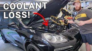 3.0 TDI Valley Coolant Leak [VAG 3L V6 Diesel Gen2] 2013 Porsche Cayenne 958, Audi Q7, VW Touareg