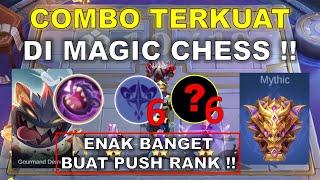 COMBO TERKUAT DI MAGIC CHESS !! ENAK BANGET BUAT PUSH RANK !! COMBO MAGIC CHESS TERKUAT 2024