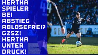 Hertha Spieler bei Abstieg ablösefrei? GZSZ-Stars. Hertha unter massivem Druck gegen Schalke.