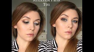 Тени АТЕЛЬЕ/ATELIER/Макияж с палеткой АTELIER T01/ MAKE-UP FOR LIFE/ZOEVA