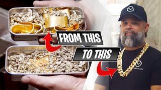 Making a 2 Kilo Gold Cuban Chain – INSANE ASMR!