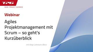 Agiles Projektmanagement mit Scrum – so geht's (Kurzüberblick)