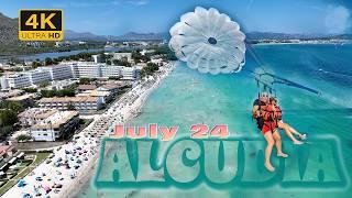 Port d'Alcudia Mallorca july 2024 | 4k dronevideo