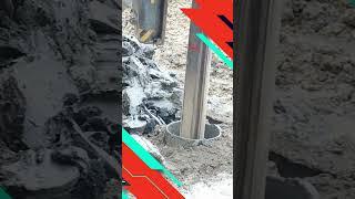 Pile Foundation Work  #viral #pilefoundation #railway #trending #construction #trending #shorts