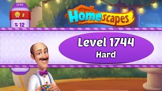 Homescapes Level 1744 Hard | No Boosters | Playrix