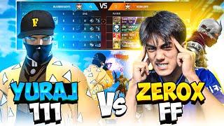 ZEROX FF VS NG YURAJ ️ BEST CS RANKED MATCH  BACK TO BACK 4 WIN  @ZeroxFF