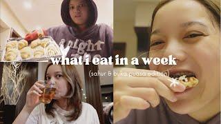 what I eat in a week (sahur and buka puasa edition)