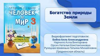 Природа и человек. Тема 10. Богатство природы Земли