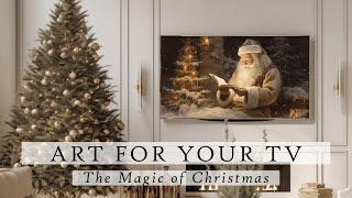 The Magic of Christmas Art For Your TV | Christmas Slideshow For Your TV | Cozy Ambient Art | 5 Hrs