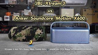 JBL Xtream 3 vs Anker Soundcore Motion X600