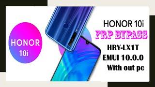 Honor 10i HRY-LX1T Google account FRP Lock Bypass / Android 10