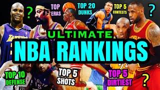 The Ultimate NBA Rankings Video