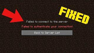 How To Fix Failed to Authenticate Your Connection Hypixel (Easy & Fast Fix)