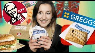 REVIEWING THE NEW KFC VEGAN BURGER + GREGGS VEGAN STEAK BAKE