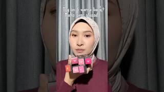 Try on 6 warna baru Make over Glazed  #makeoverglazed #glazedwarnabaru