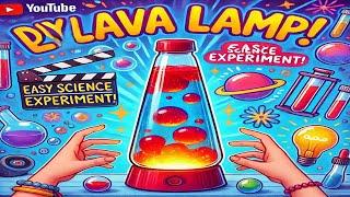 WOW! Make Your Own Lava Lamp at Home!  Fun Science for Kids!