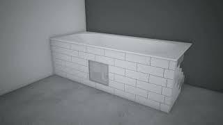 RAVAK Bathtubs with a SLIM edge installation