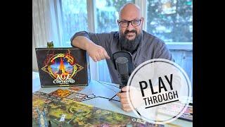 An Age Contrived board game- playthrough (with explanations)