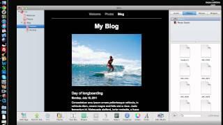 How to publish a website using iWeb