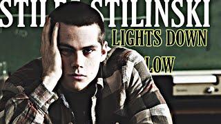 stiles stilinski || lights go low