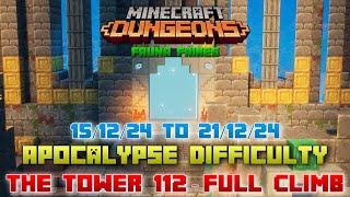 The Tower 112 [Apocalypse] Full Climb, Guide & Strategy, Minecraft Dungeons Fauna Faire