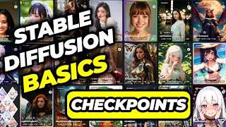 How To Install & Use Checkpoints In Stable Diffusion