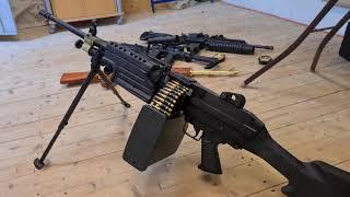 A&K M249 Airsoft LMG