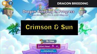 Merge Dragons | Breeding Crimson And Sun Dragons