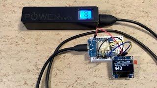 Arduino ESP8266 YouTube Counter Gadget with I2C OLED